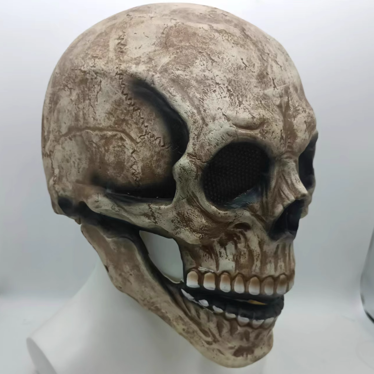 Gray helmet for bikers
